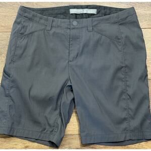Icebreaker Shorts Womens Size 30 New Zealand Gray Merino Wool Hiking Outdoor